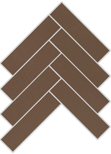 Ironworx- 3" x 12" Herringbone Solid Mesh Glazed Porcelain Tile by Emser - The Flooring Factory