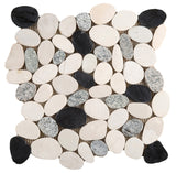 VENETIAN PEBBLES™ - Pebbles Style Mosaic Tile by Emser Tile - The Flooring Factory
