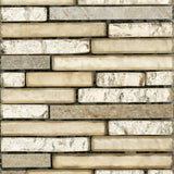 VISTA GLASS & STONE LINEAR BLENDS™ -  Glass & Stone Mosaic Tile by Emser Tile - The Flooring Factory