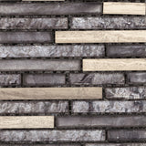 VISTA GLASS & STONE LINEAR BLENDS™ -  Glass & Stone Mosaic Tile by Emser Tile - The Flooring Factory