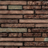 VISTA GLASS & STONE LINEAR BLENDS™ -  Glass & Stone Mosaic Tile by Emser Tile - The Flooring Factory