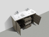 Arya Maple Gray Double Sink Bathroom Vanity - The Flooring Factory