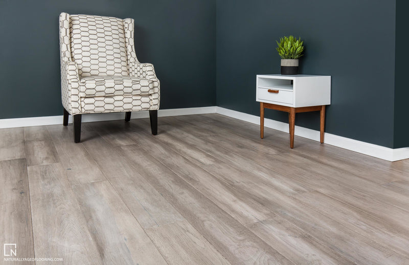 Gun Metal - Medallion Hickory Collection - Engineered Hardwood by Naturally Aged Flooring - The Flooring Factory