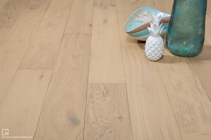 White Mist - Wirebrushed Series Collection - Engineered Hardwood by Naturally Aged Flooring - The Flooring Factory