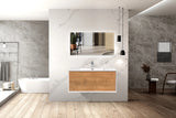Verona F Oak Single Sink Bathroom Vanity - The Flooring Factory