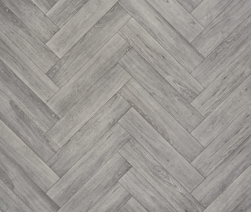 Himalayas Herringbone-Summit Sky SPC- Waterproof Flooring by Garrison - The Flooring Factory