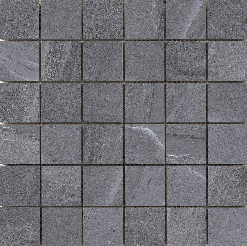 NOSFPB ACCESS - 2”x2” on 12”x12” Mesh Mosaic Glazed Porcelain Tile by Emser - The Flooring Factory