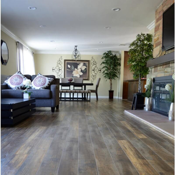 Ancient Teak - Signature Collection - 12mm Laminate by Dyno Exchange - The Flooring Factory