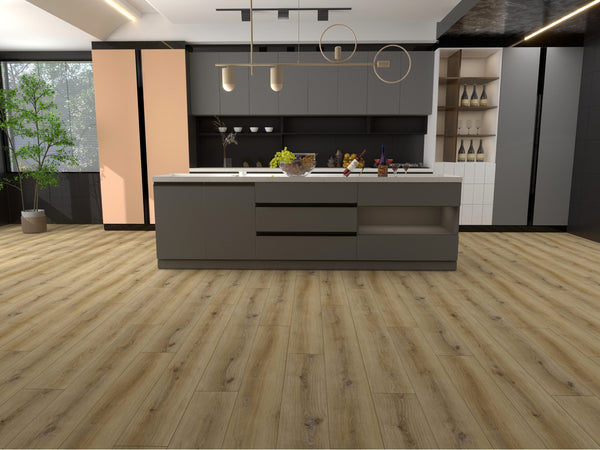 Beige Brown-NUCORE Longboard- Waterproof Flooring by NUFLOOR - The Flooring Factory