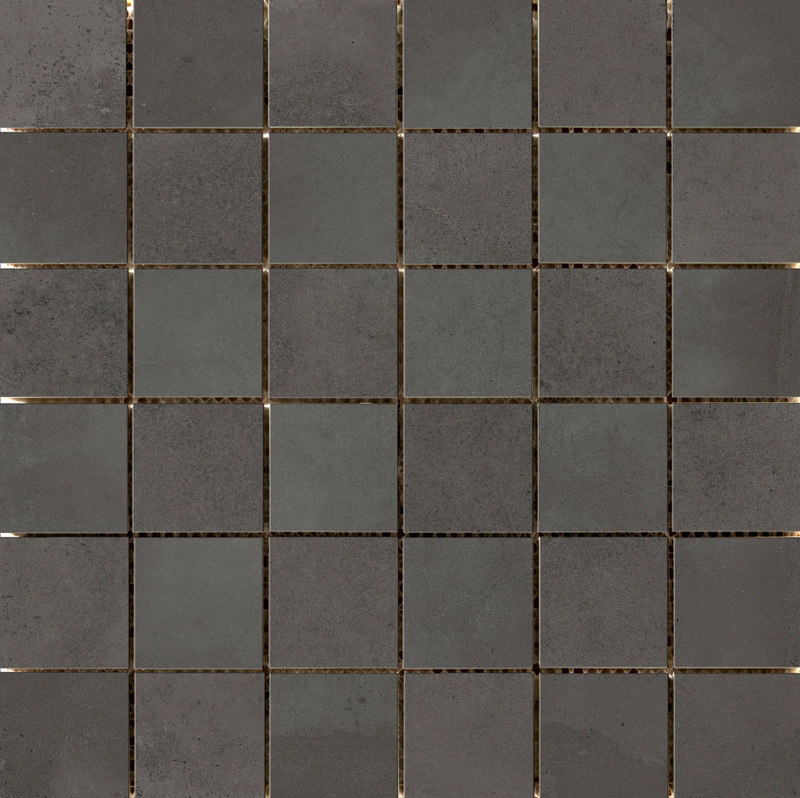 Borigni - 2"x2" on 12"x12" Mesh Glazed Porcelain Tile by Emser Tile - The Flooring Factory