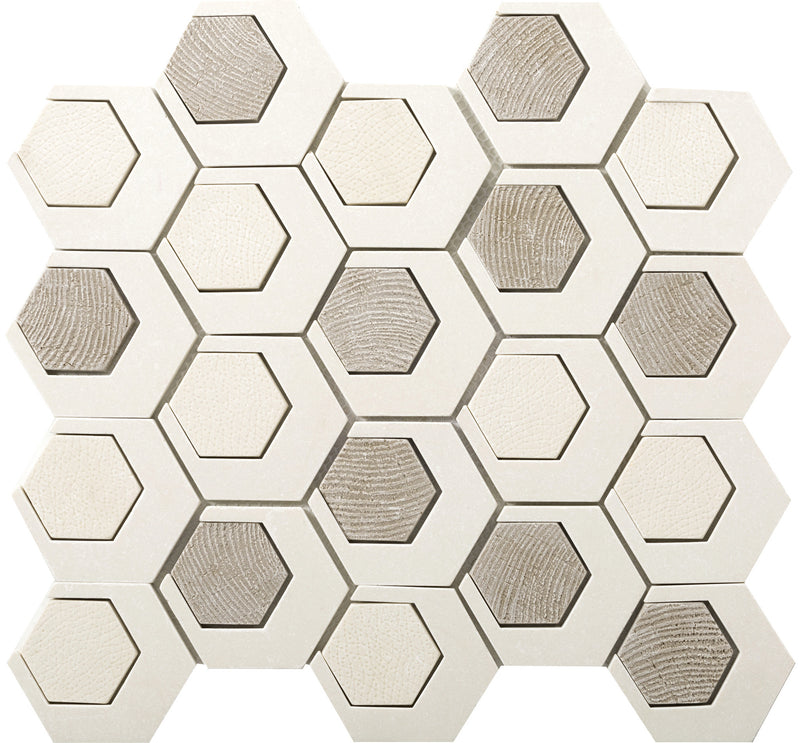 CATALYST™ - Cast Stone Mosaic Tile by Emser Tile - Tile by Emser Tile