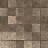 ST. MORITZ II - 2"X2" on 12”X12” Mesh Mosaic Glazed Porcelain Tile by Emser - The Flooring Factory