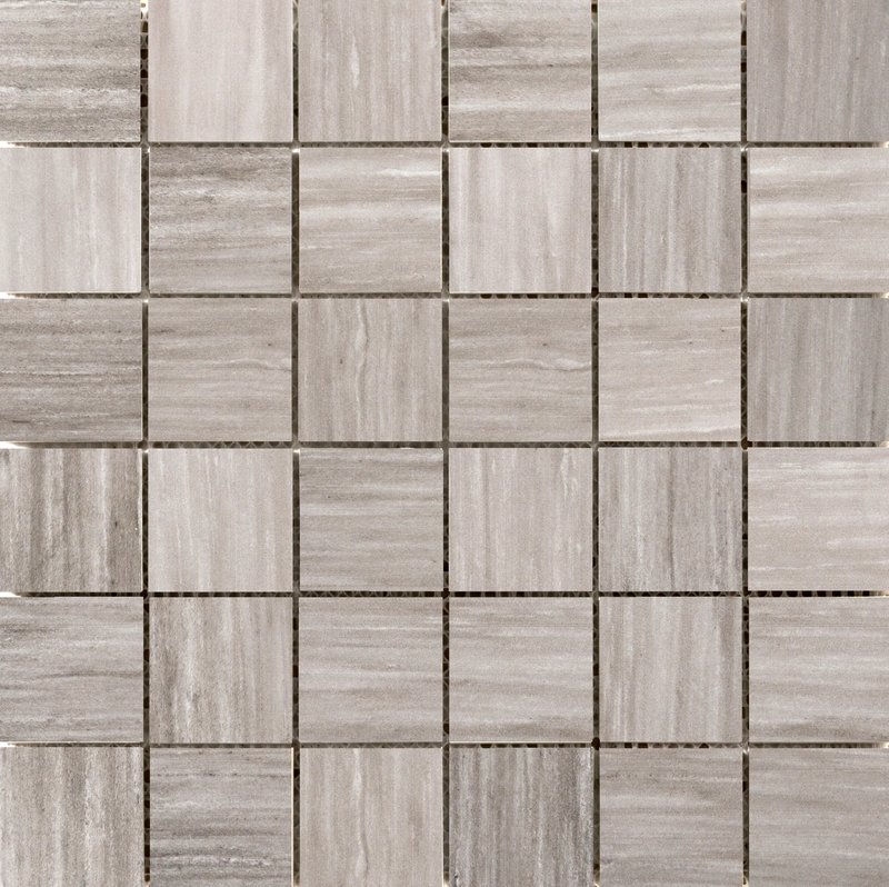 Latitude - 2"x2" on 12" X 12" Mosaic Mesh Glazed Porcelain Tile by Emser - The Flooring Factory