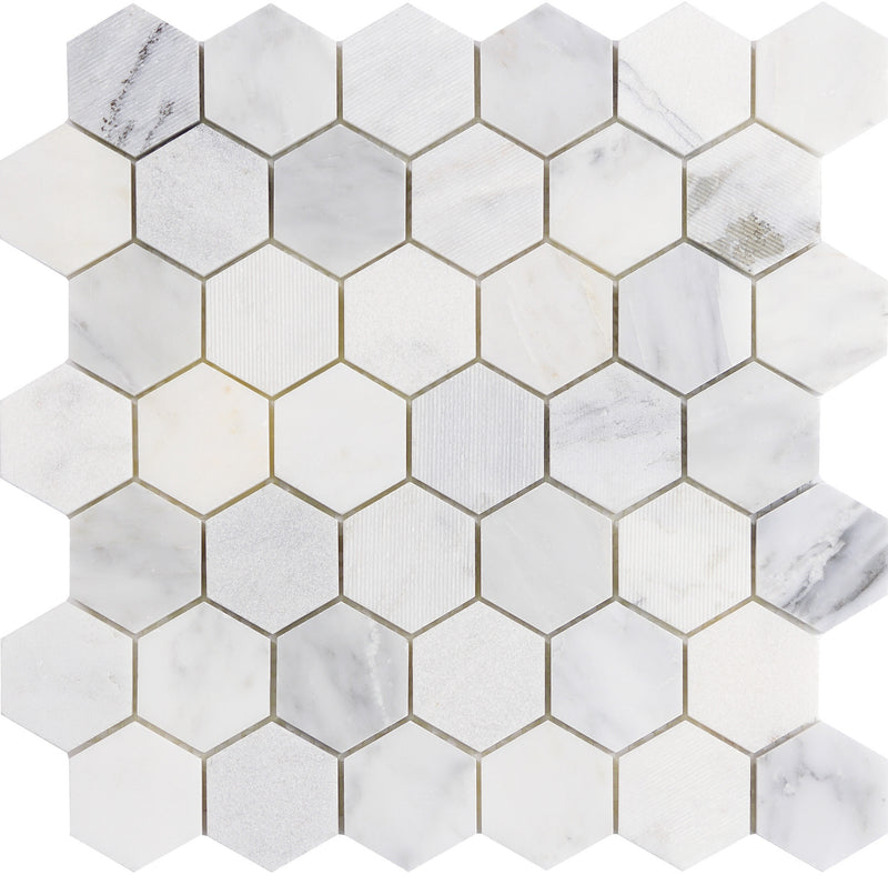 WINTER FROST COLLECTION™ -  Marble Polished & Honed Tile by Emser Tile - The Flooring Factory