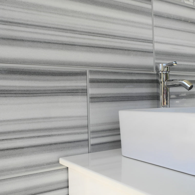 METRO WHITE COLLECTION™ - Marble Polished/Honed Tile by Emser Tile - The Flooring Factory