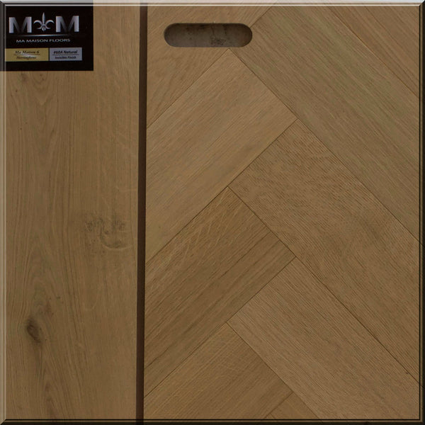 #60 A Natural-Ma Maison 6 Herringbone Collection - Engineered Hardwood Flooring by Ma Maison - The Flooring Factory