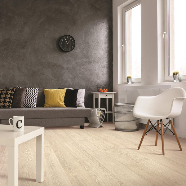 NatureTEK COLLECTION Morning Frost Oak - 12mm Laminate Flooring by Quick-Step - The Flooring Factory