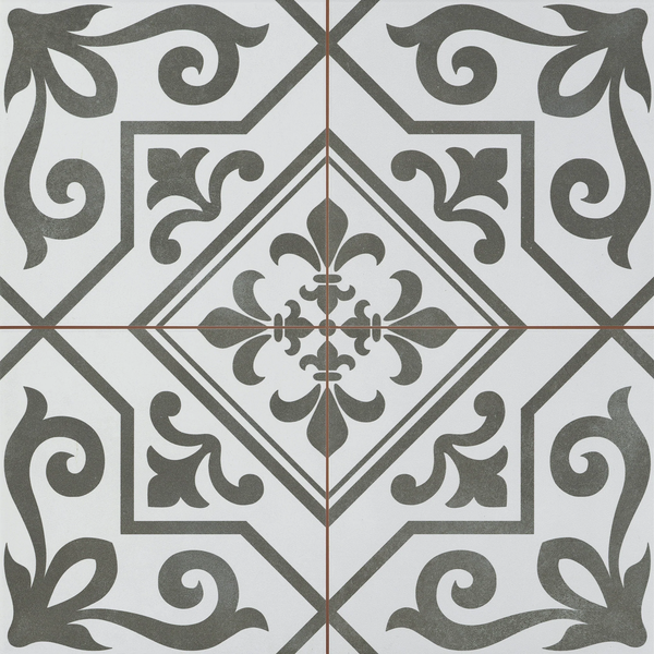 Nostalgia -  18”x 18” Glazed Ceramic Tile by Emser - The Flooring Factory