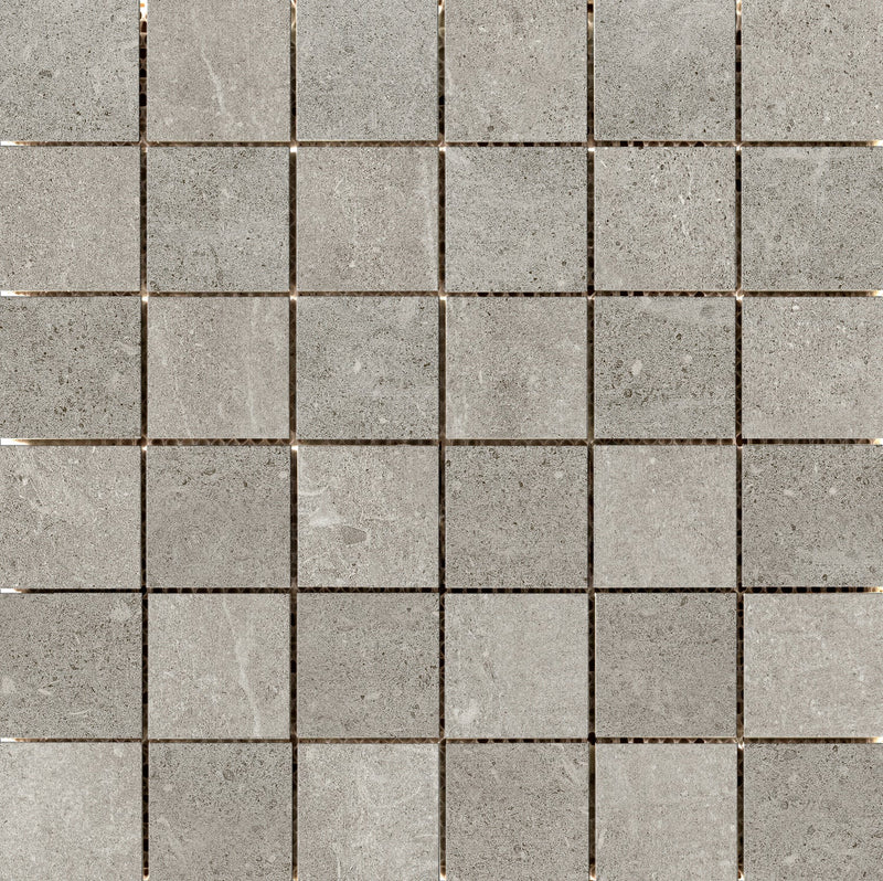 Potenza- 2"x 2"  Glazed Porcelain on a 12”x12” Mesh Mosaic Tile by Emser - The Flooring Factory