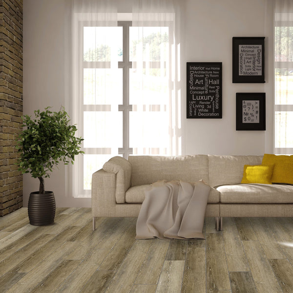 Rainforest Brown - Wood Stone Collection - Waterproof Flooring by Republic - Waterproof Flooring by Republic Flooring