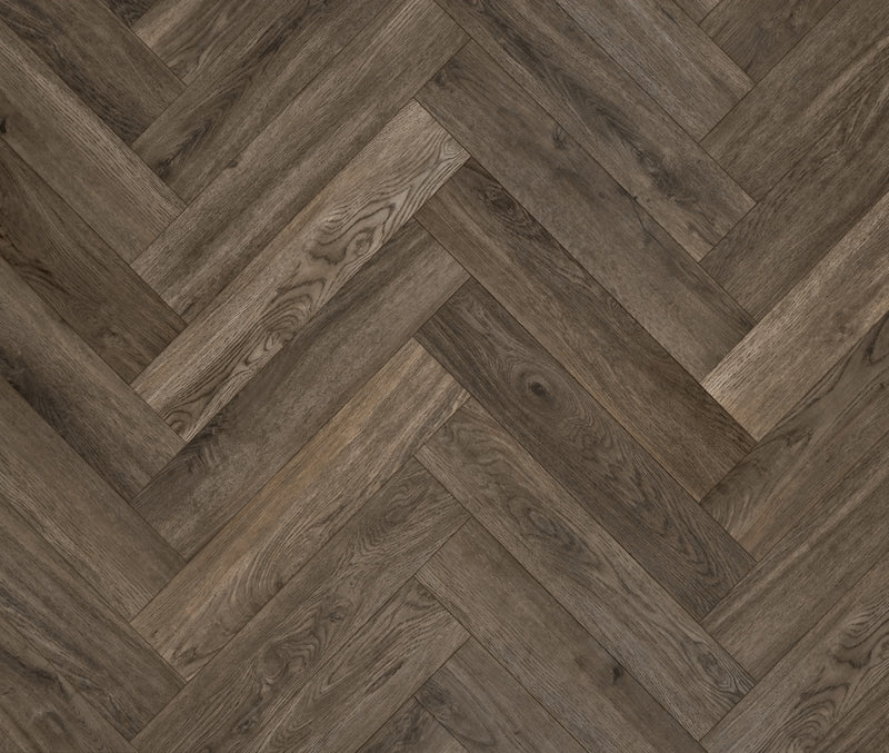 Rockies Herringbone-Summit Sky SPC- Waterproof Flooring by Garrison - The Flooring Factory