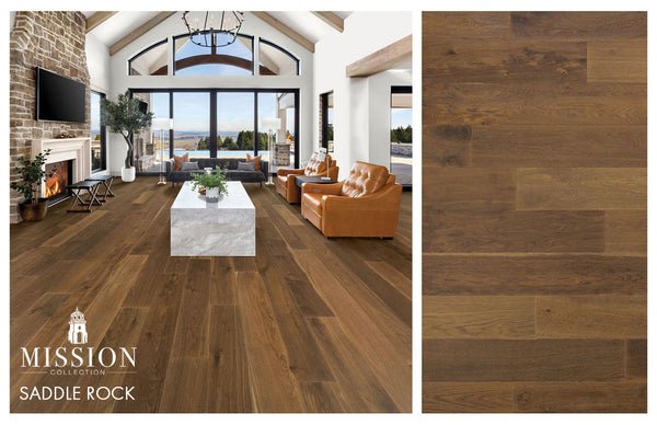 Saddle Rock- Avaron Ultra Collection - Engineered Hardwood Flooring by Mission Collection - The Flooring Factory