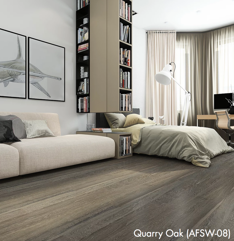 Quarry Oak - Waterproof Rigid Wood with StoneCoreX Collection - 7mm Waterproof Flooring by Alston - Waterproof Flooring by Alston