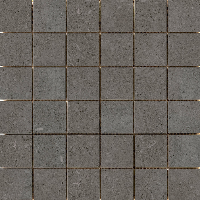 Uptown- 2"x 2" on 12" x 12" Mesh Mosaic Glazed Porcelain Tile by Emser - The Flooring Factory