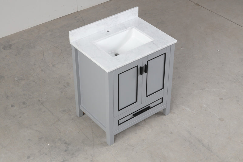 Venetian Gray Single Sink Bathroom Vanity - The Flooring Factory