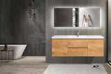 Sienna F Oak Single Sink Bathroom Vanity - The Flooring Factory