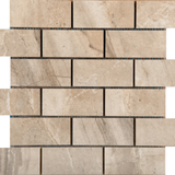 Eurasia - 2" x 4" on 13" X 13" Mesh Glazed Porcelain Tile by Emser - The Flooring Factory