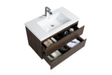 Sienna G Oak Single Sink Bathroom Vanity - The Flooring Factory