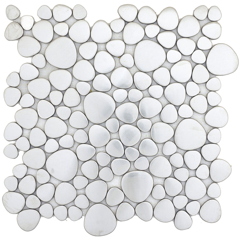 GLEAM™ - Metal Over Ceramic Mosaic Tile by Emser Tile - The Flooring Factory