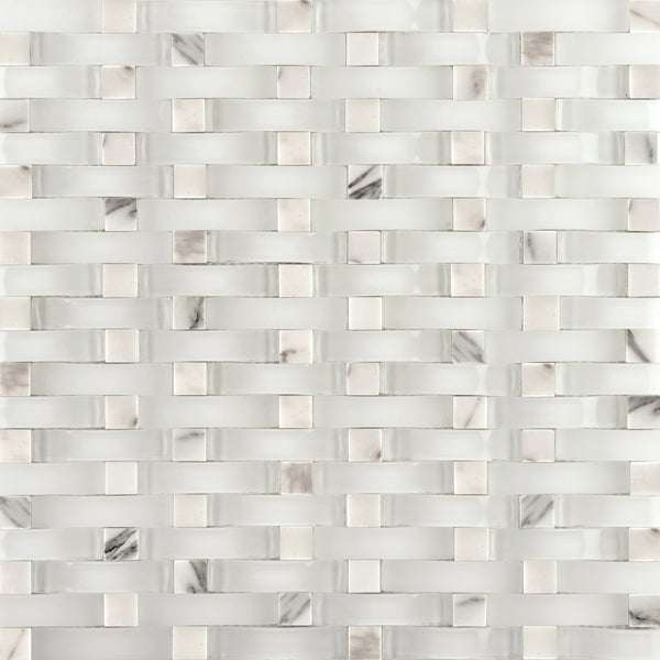 LUCENTE GLASS & STONE WAVE BLENDS™ - Glass Wall Tile & Mosaic Tile by Emser Tile - The Flooring Factory