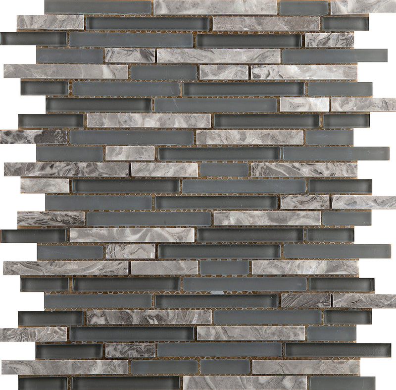 LUCENTE GLASS & STONE LINEAR BLENDS™ - Glass Wall Tile & Mosaic Tile by Emser Tile - The Flooring Factory