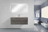 Le Mans White Single Sink Bathroom Vanity - The Flooring Factory