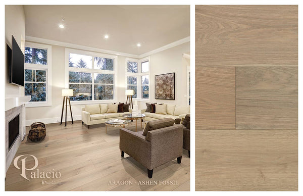 Ashen Fossil-Palacio Aragon Collection - Engineered Hardwood Flooring by Mission Collection - The Flooring Factory