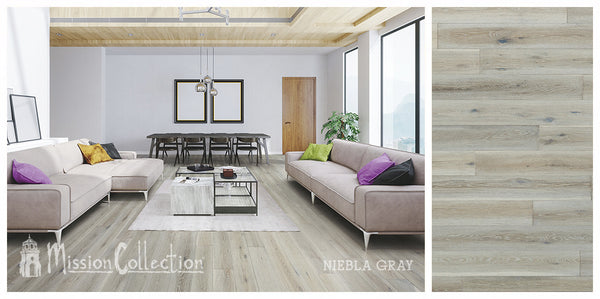 Neibla Gray- Avaron Collection - Engineered Hardwood Flooring by Mission Collection - The Flooring Factory