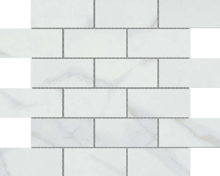 Serendra 2 x 4 On 12 X 12 Mesh Mosaic Glazed Porcelain Tile By the-chicago-garage-longest-headache-ever