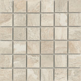 Milestone- 2"x2" on 12" X 12" Mosaic Mesh Glazed Porcelain Tile by Emser - The Flooring Factory