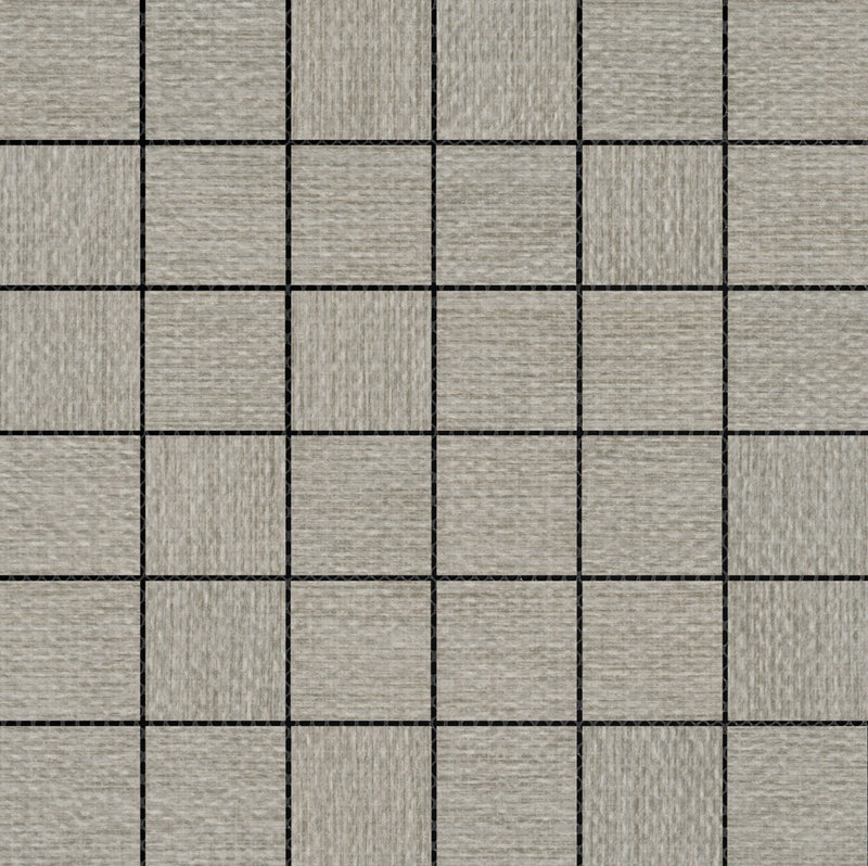 Jute- 2"x2" on 12" x 12" Mesh Mosaic Glazed Ceramic Tile by Emser - The Flooring Factory