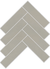 Ironworx- 3" x 12" Herringbone Solid Mesh Glazed Porcelain Tile by Emser - The Flooring Factory